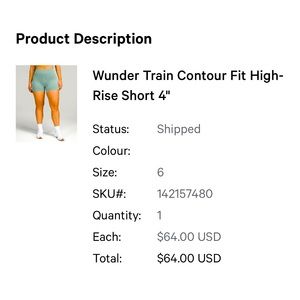 Wunder Train Contour Fit High Rise Short